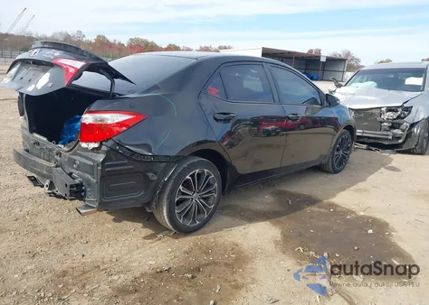 2015 Toyota Corolla S Plus from USA, damaged, VIN 2T1BURHEXFC481438